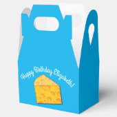 かわいいチーズウェッジキッズ1st誕生日パーティー フェイバーボックス (オープン)