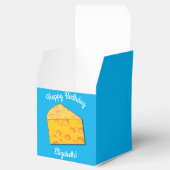 かわいいチーズウェッジキッズ1st誕生日パーティー フェイバーボックス (オープン)