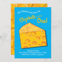 かわいいチーズウェッジキッズ 1歳の誕生日パーティー