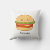 かわいいチーズバーガー クッション (裏面)