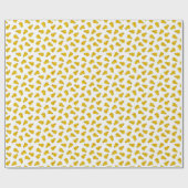 かわいいチーズパターン ラッピングペーパー (フラット)