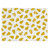 かわいいチーズパターン ラージペーパーバッグ (裏面)