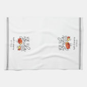 かわいいチーズパンと一緒におもしろいすごいわ キッチンタオル (横)