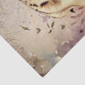 かわいいチーター野生の猫の水色 薄葉紙 (詳細)