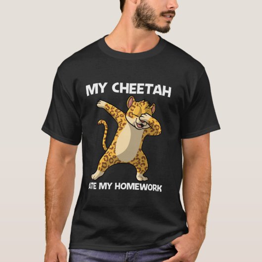 かわいいチーテ子供へーデザイン少年ネコ動物のチーズ Tシャツ (正面)