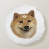かわいいチームズ柴犬丸枕 ラウンドクッション (裏面)