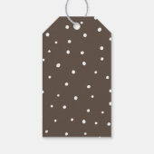 かわいいツインベアーズテーマベビーシャワーありがとう ギフトタグ (裏面)