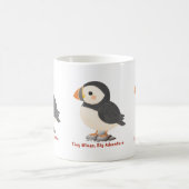 かわいいツノメドリのマグカップ コーヒーマグカップ (中央)
