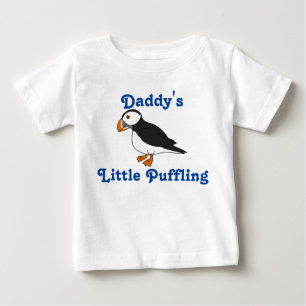 かわいいツノメドリ ベビーTシャツ
