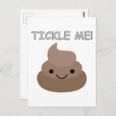 かわいいティックルミーウンチ絵文字 ポストカード (正面/裏面)