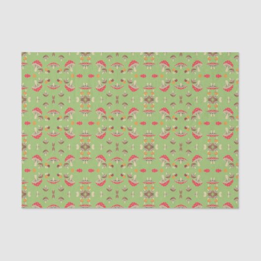 かわいいティッシュペーパーのきのこ 薄葉紙 (正面)