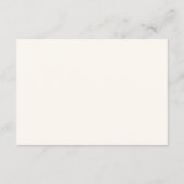 かわいいティニがオムツのラッフルに乗っている エンクロージャーカード (裏面)