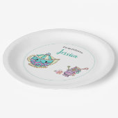 かわいいティータイムベビーシャワー ペーパープレート (アングル)