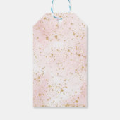 かわいいティーパーティーのギフトタグ ギフトタグ (裏面)