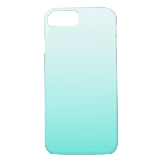 かわいいティール(緑がかった色)のグラデーションでガーリーなiPhone 7の場合 Case-Mate iPhoneケース (裏面)