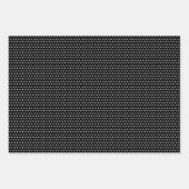 かわいいティール（緑がかった色）ブルーグリーンフローラと鹿アートパターン ラッピングペーパーシート (正面2)