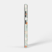 かわいいティール（緑がかった色）ベビーアニマルパステルパターン SAMSUNG GALAXYケース (右側面)