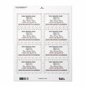 かわいいテキサス州のCottage Food Lawラベルがついたカップケーキ ラベル (フルシート)