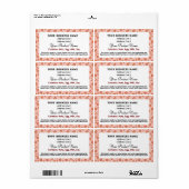 かわいいテキサス州コテージ食品法はクッキーをラベル付けする ラベル (フルシート)