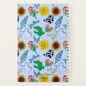 かわいいテキサス州パターンプランナー プランナー手帳 (裏面)