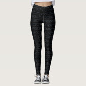かわいいテクノの文字のタイポグラフィのLeggins レギンス (正面)