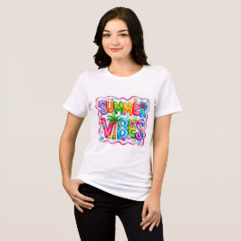 かわいいテディサマー トライブレンドTシャツ