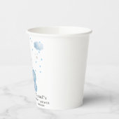 かわいいテディベアとエアホットバルーン 紙コップ