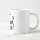 かわいいテディベアとパンダ ジャンボコーヒーマグカップ (右)