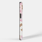 かわいいテディベアとリボンのiPhone 14ケース 🧸 Case-Mate iPhoneケース (裏面 / 右)