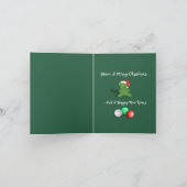 かわいいテディベアのクリスマスカード シーズンカード (内部)