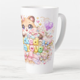 かわいいテディベアのパステルピンズ Packed With Love カフェラテマグ