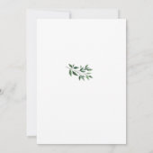 かわいいテディベアのベビーシャワー招待状 招待状 (裏面)