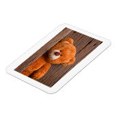 かわいいテディベアの子供の誕生日Save The Date マグネット (左側)