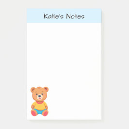 かわいいテディベアの子供用 ポストイット