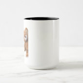 かわいいテディベアの引用「あなたは耐えられないほどかわいい」 マグカップ (中央)