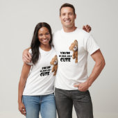 かわいいテディベアの引用：あなたは耐えられないほどかわいい Tシャツ (ユニセックス)