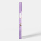 かわいいテディベアの淡いパープル系インテリア Case-Mate iPhoneケース (裏面 / 右)