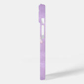 かわいいテディベアの淡いパープル系インテリア Case-Mate iPhoneケース (裏面 / 左)