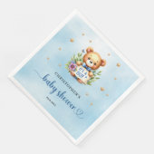 かわいいテディベアの男の子の赤ちゃんシャワー (コーナー)