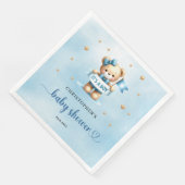 かわいいテディベアの男の子の赤ちゃんシャワー (コーナー)