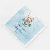 かわいいテディベアの男の子の赤ちゃんシャワー (コーナー)