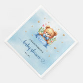 かわいいテディベアの男の子の赤ちゃんシャワー (コーナー)