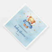 かわいいテディベアの男の子の赤ちゃんシャワー (コーナー)