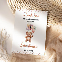 かわいいテディベアの1歳誕生日 | スイートベア