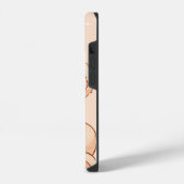 かわいいテディベアのiPhoneケース - パステルカラーの可愛らしい携帯ケース iPhoneケース (左側面)