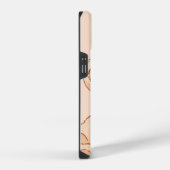 かわいいテディベアのiPhoneケース - パステルカラーの可愛らしい携帯ケース iPhoneケース (右側面)