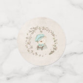 かわいいテディベアオーバーールハット水玉模様フローラ コンフェッティ (スモール正面)