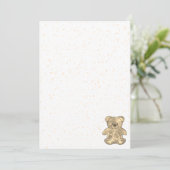 かわいいテディベアカスタムー 招待状 (スタンド正面)