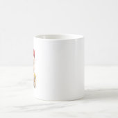 かわいいテディベアデザイン コーヒーマグカップ (中央)