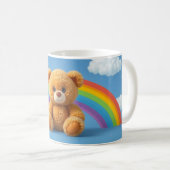 かわいいテディベアデザイン コーヒーマグカップ (正面右)